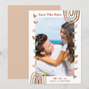 Reserva La Fecha Boda Casual Boho moderno