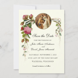 Reserva La Fecha Boda católica vintage Desposorios de María y José