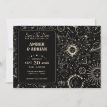Boda celestial boho astrología mágica