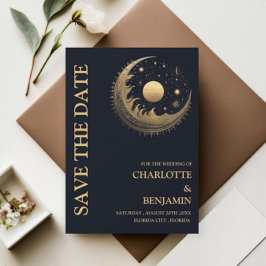 Reserva La Fecha Boda Celestial Galaxia Luna Estrellas