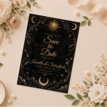 Boda Celestial Gótica Sol Luna