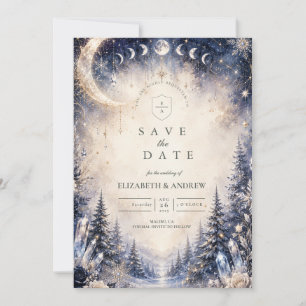 Reserva La Fecha Boda Celestial Invernal Atemporal