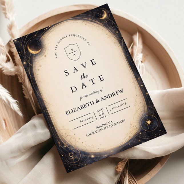 Reserva La Fecha Boda Celestial Vintage (Subido por el creador)