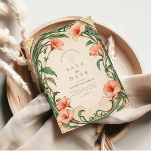 Reserva La Fecha Boda Coral Bloom