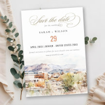 Boda de acuarela en Colorado Springs, Colorado
