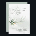 Reserva La Fecha Boda de acuarela y oro metálico<br><div class="desc">Invitación de boda con efecto de acuarela y oro metálico para guardar la fecha. Con hermosos detalles de acuarela. Esta invitación de boda moderna seguro que marca el estilo para tu gran día.</div>