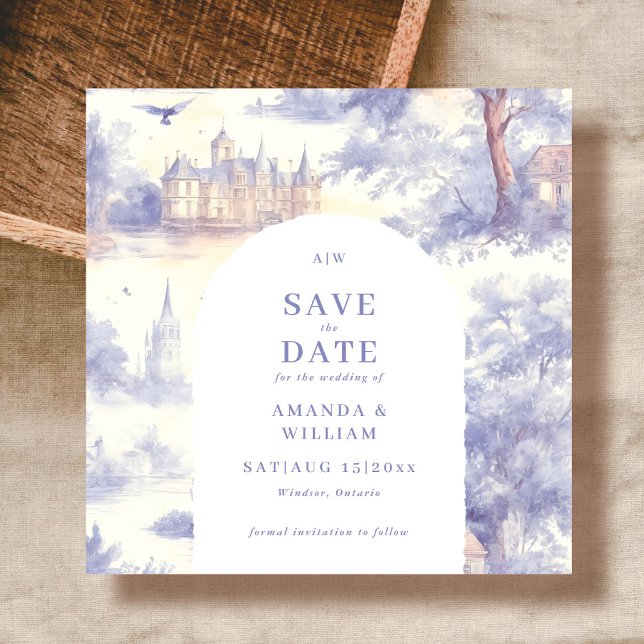 Reserva La Fecha Boda de arte Toile de Jouy (Subido por el creador)