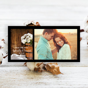 Reserva La Fecha Boda de balde de baldes y daisies Salven la fecha