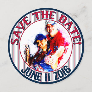 Reserva La Fecha Boda de béisbol Save-The Date-HOWARD,Opción 3