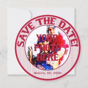 Reserva La Fecha Boda de béisbol Save-The-Date-Template 01