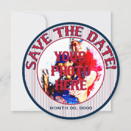 Reserva La Fecha Boda de béisbol Save-The Date-Template 3