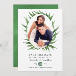 Reserva La Fecha Boda de Bosques de Bosque de Woodland