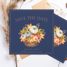 Boda de calabazas de otoño de la marina rusa
