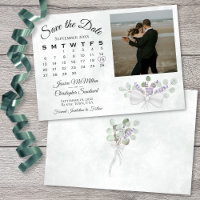 Boda de calendario y foto de Eucalyptus y Lavender