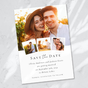 Reserva La Fecha Boda de caligrafía fotográfica moderna
