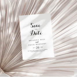 Reserva La Fecha Boda de caligrafía moderna