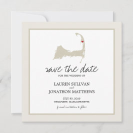Reserva La Fecha Boda de Cape Cod de Wellflos Save the Date