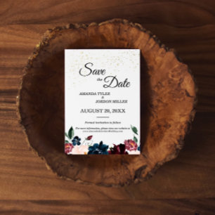 Reserva La Fecha Boda De Celebración De Verano Salvar La Fecha