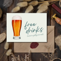 Boda de cervecería de bebidas gratis