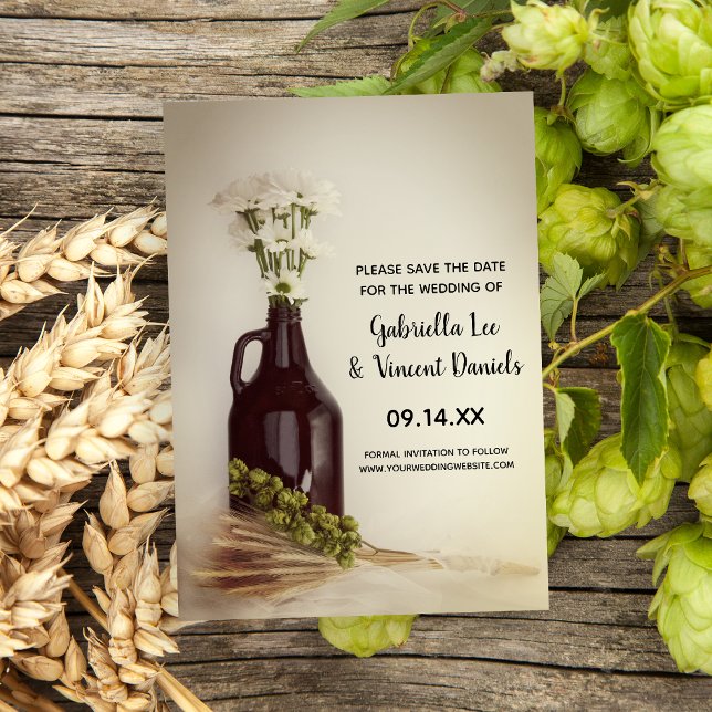 Reserva La Fecha Boda de Cervecería Hops Daisies Ahorra la Fecha (Subido por el creador)