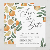 Boda de Cítrico Toscano | Naranja de Letra Elegant