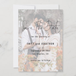 Reserva La Fecha Boda de código QR de superposición de fotografía d