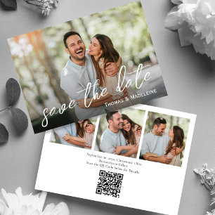 Reserva La Fecha Boda de Collage de fotos simple