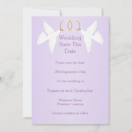 Reserva La Fecha Boda de color Lilac