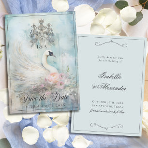 Reserva La Fecha Boda de Cuento de Hadas de la Princesa Vintage Roy
