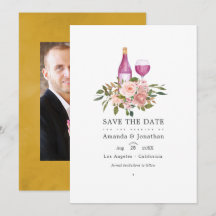 Boda de degustación de vinos con toque floral rosa