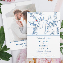 Reserva La Fecha Boda de destino de Annapolis Maryland