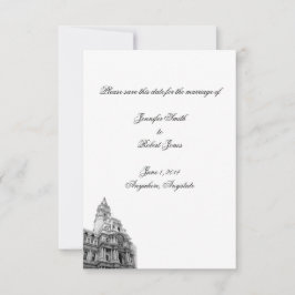 Reserva La Fecha Boda de Destino de Filadelfia Guardar la Fecha