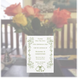 Reserva La Fecha Boda de diseño del trabajo de desplazamiento de la