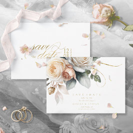 Reserva La Fecha Boda de drama floral Green ID1022