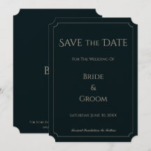 Boda de elegancia de medianoche