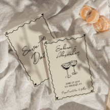 Boda de escritura a mano Retro Whimsical