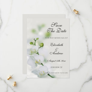 Reserva La Fecha Boda de Flor de Orquídea en Flor