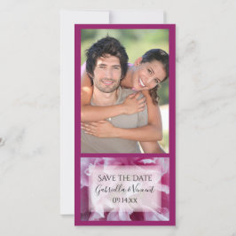 Reserva La Fecha Boda de flores de Peony Rosa Salva la fecha