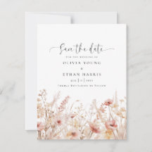 Boda de Flores Silvestres de Rubefacción