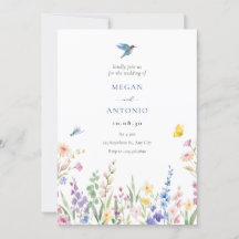 Boda de flores silvestres estéticas