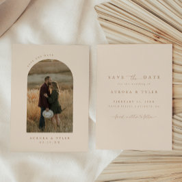 Reserva La Fecha Boda de Foto de Arco Boho Moderno