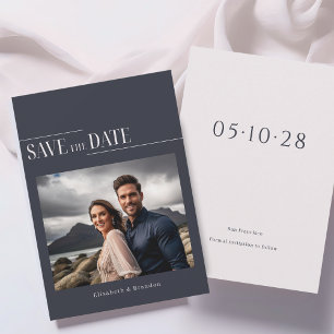 Reserva La Fecha Boda de foto moderna minimalista