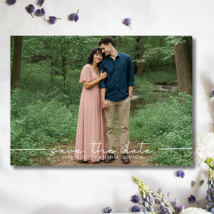 Reserva La Fecha Boda de Foto Múltiple Simple
