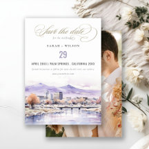 Boda de foto paisaje acuarela de Boise, Idaho