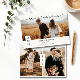 Reserva La Fecha Boda de fotografía beige moderno con escritura con