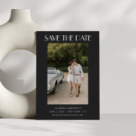 Reserva La Fecha Boda de fotografía contemporánea retro art decó ne