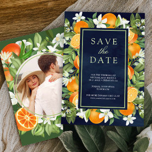 Reserva La Fecha Boda de fotografía de la Marina Naranja de Citrus 