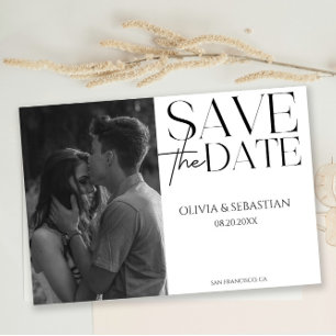 Reserva La Fecha Boda de fotografía de texto de tipografía de moda