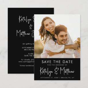 Reserva La Fecha Boda de fotografía moderno con guión de diversión 