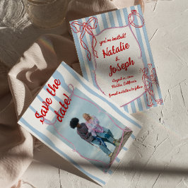 Reserva La Fecha Boda de fotografía rápida y colorida con mano dibu